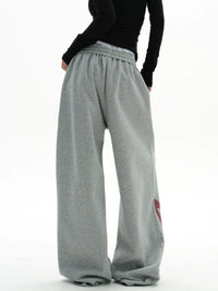 Letter Print Sweats – Front view