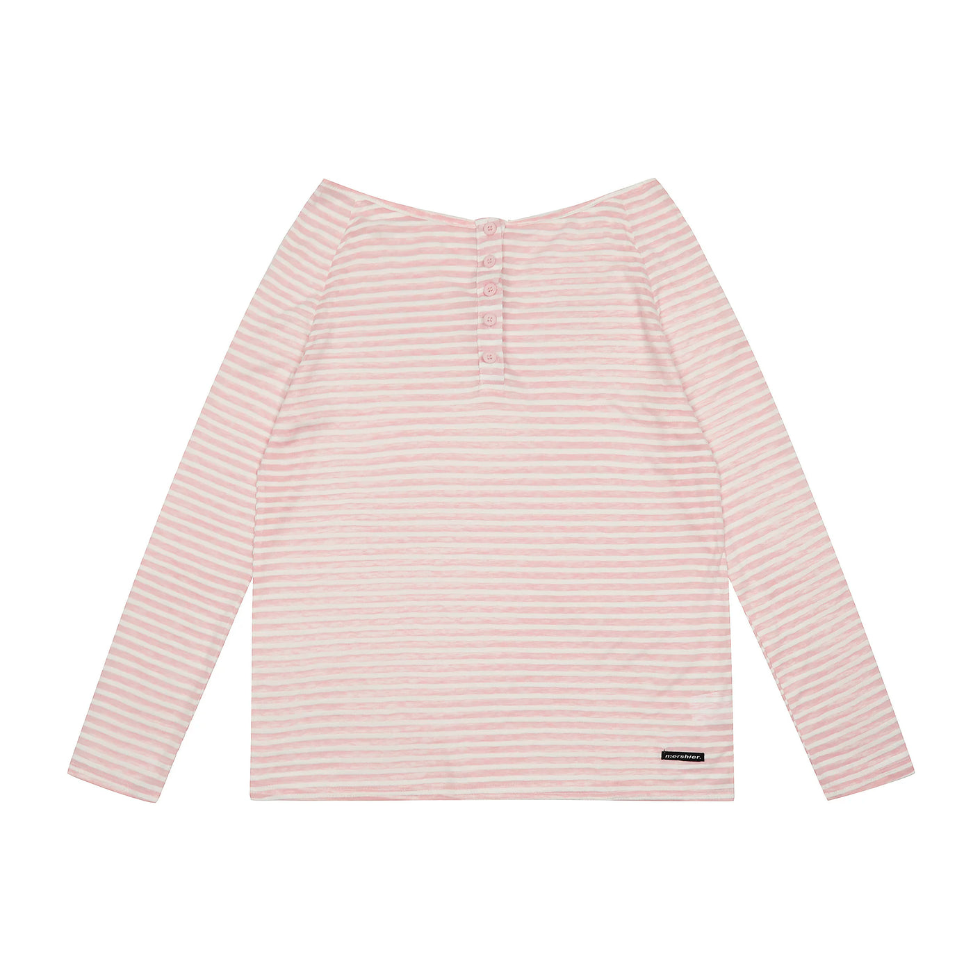 Striped Long Sleeve – Blush stripe colorway