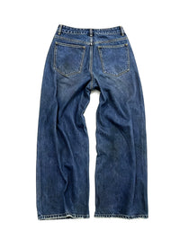 Studded Straight Leg Jeans - back view