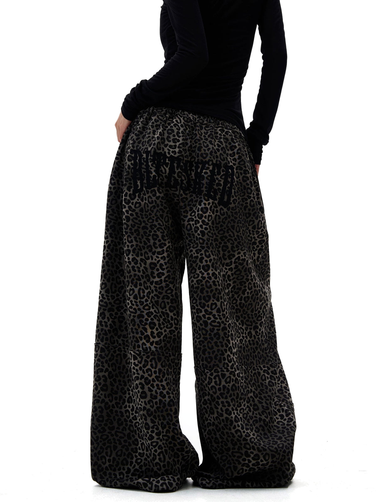Dark Leopard Print Sweats