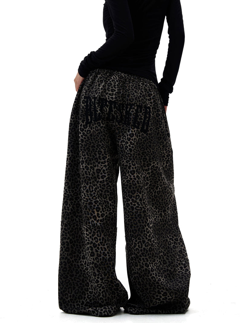 Dark Leopard Print Sweats