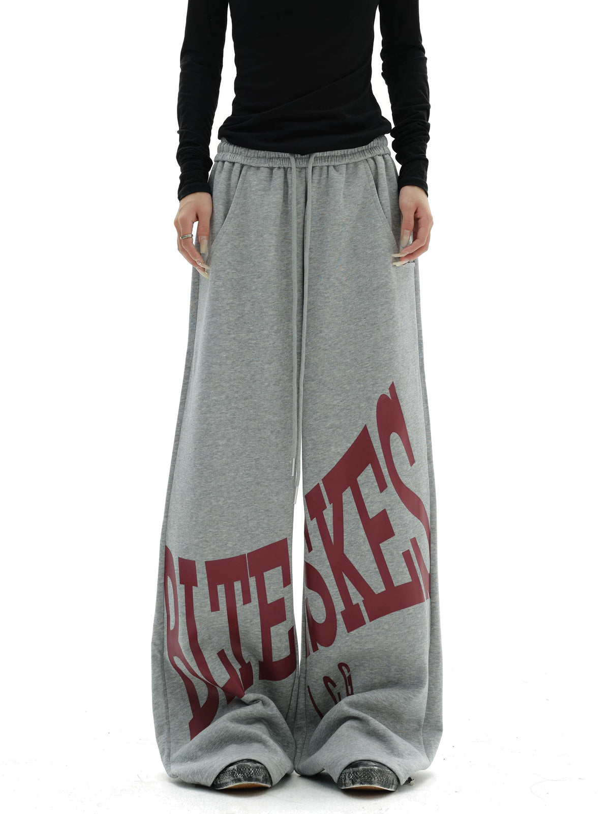 Letter Print Sweats