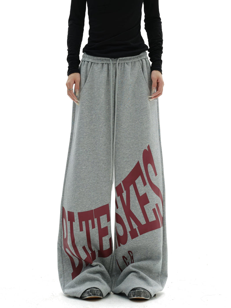 Letter Print Sweats